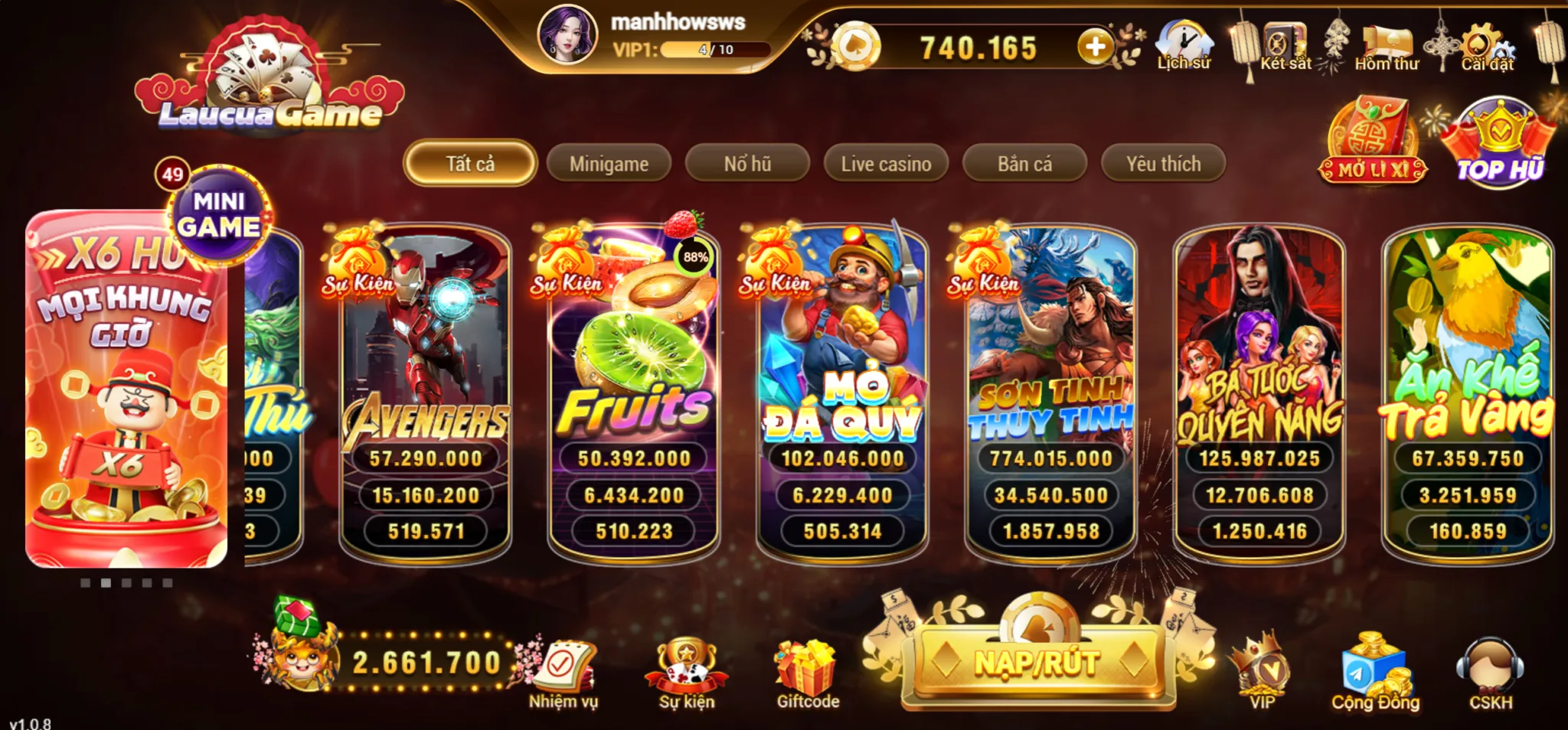 game nổ hũ laucua, lẩu cua game, laucuagame