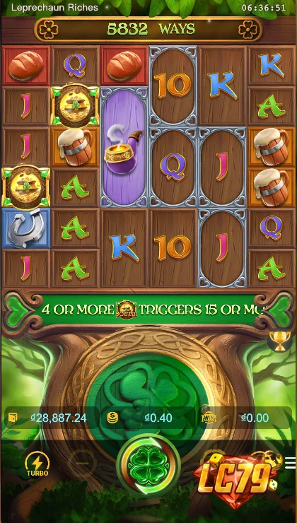 Leprechaun Riches #PG-SLOT-038 — ảnh gameplay