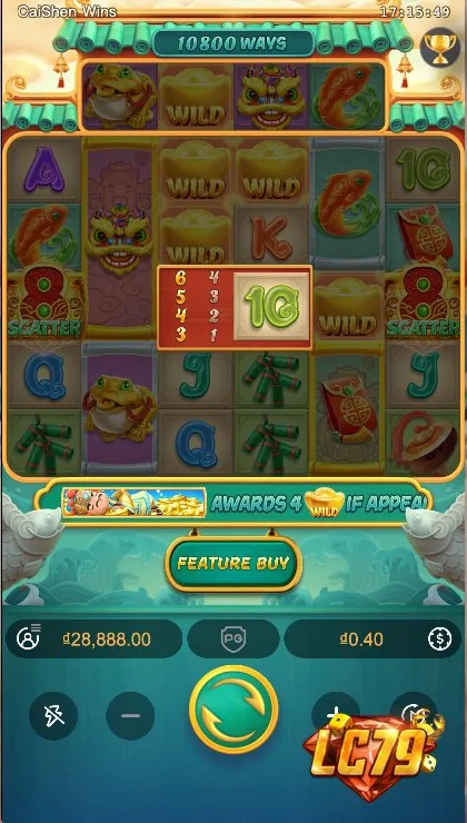 Caishen Wins — ảnh màn hình