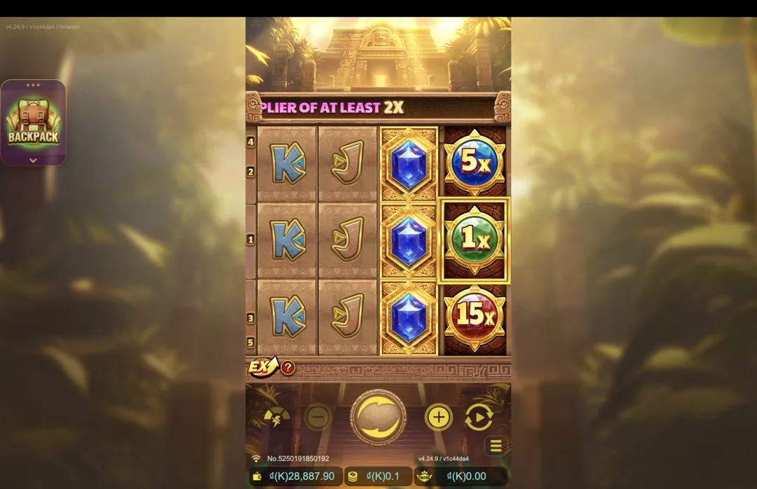 Ảnh giao diện chính game Fortune Jewel (slot JDB) chơi tại LC79