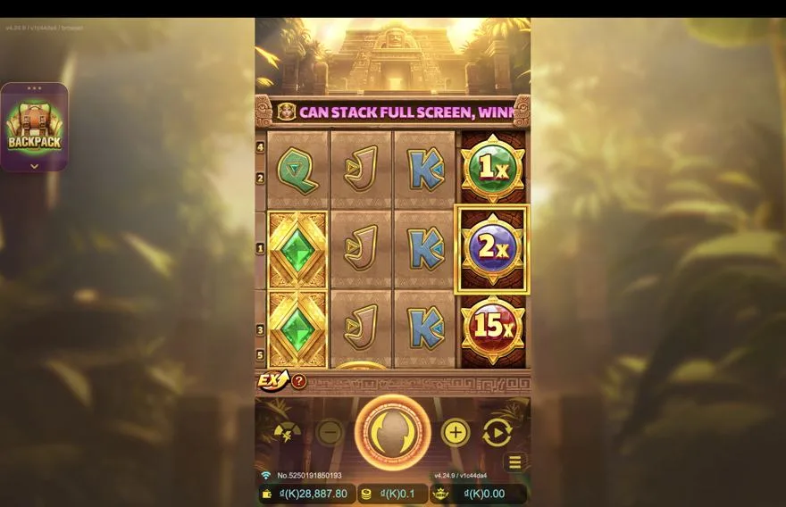 Ảnh màn hình gameplay game Fortune Jewel (slot JDB) chơi tại Laucuagame
