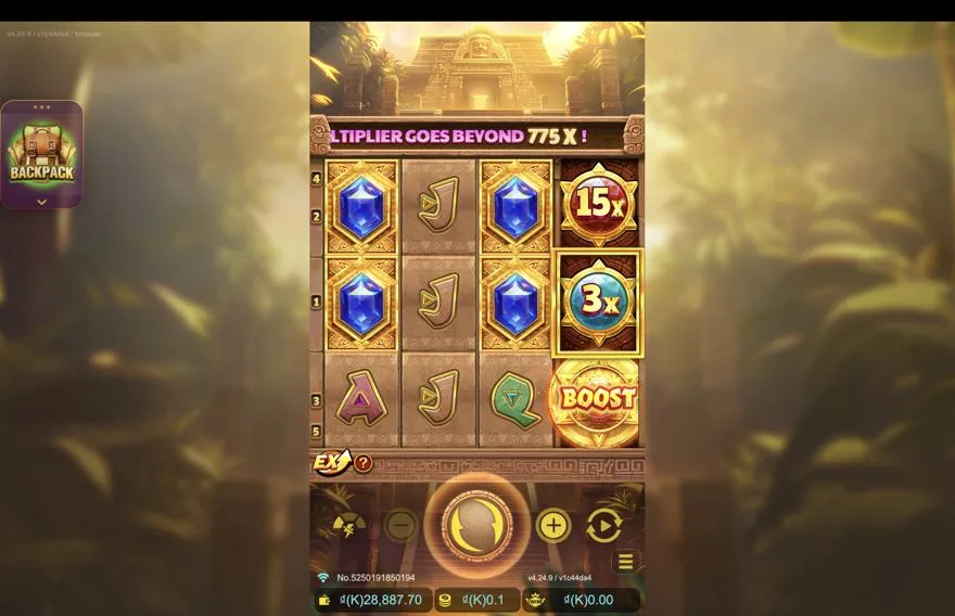 Ảnh bảng biểu tượng & tính năng game Fortune Jewel (slot JDB) chơi tại Laucuagame