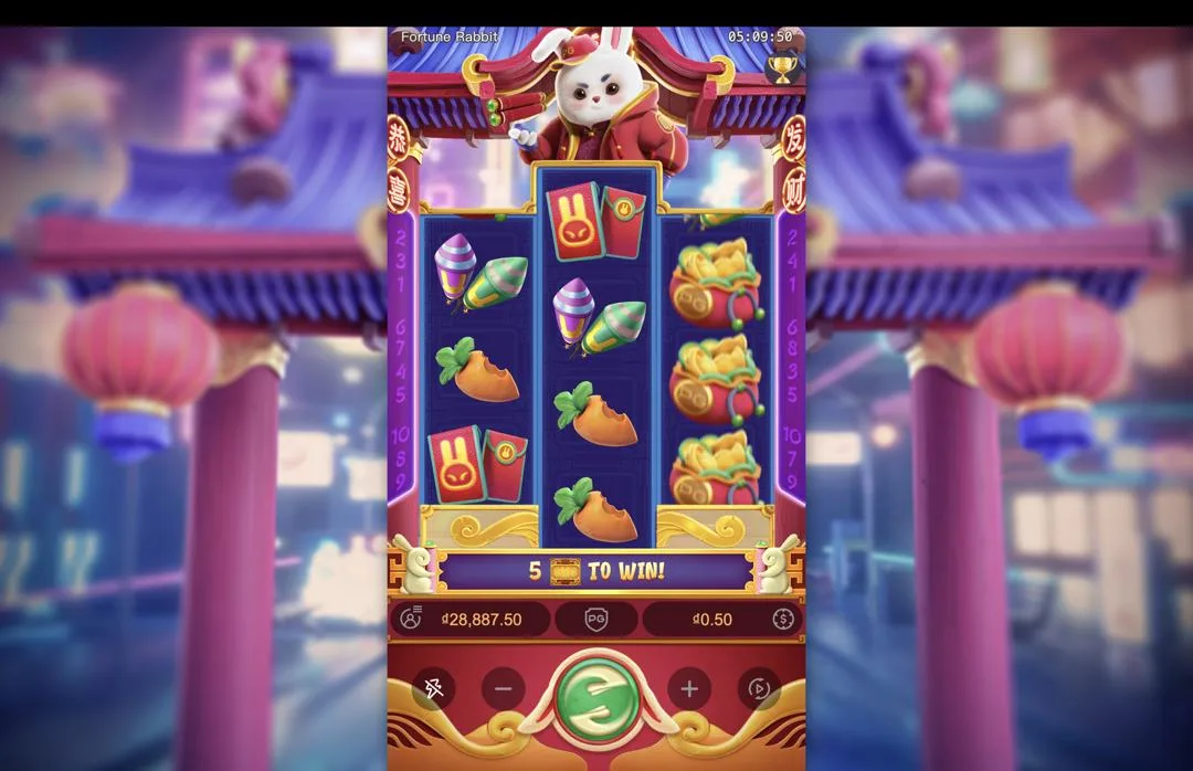 Ảnh giao diện chính game Fortune Rabbit (slot ACEWIN) chơi tại LC79