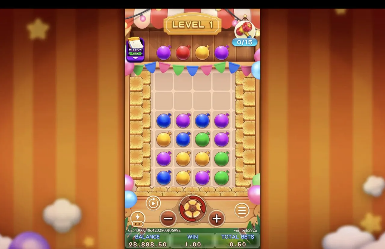 Ảnh giao diện chính game HAPPY DUO BAO (slot FC) chơi tại LC79