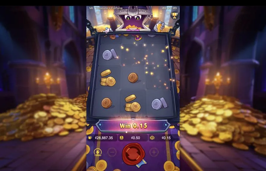 Ảnh màn hình gameplay game Mr. Treasure’s Fortune (slot PG) chơi tại LC79