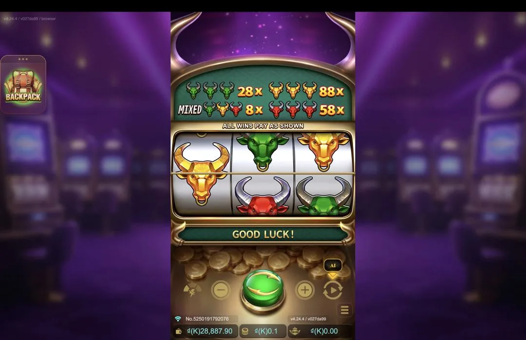Ảnh giao diện chính game Super Niubi (slot JDB) chơi tại LC79