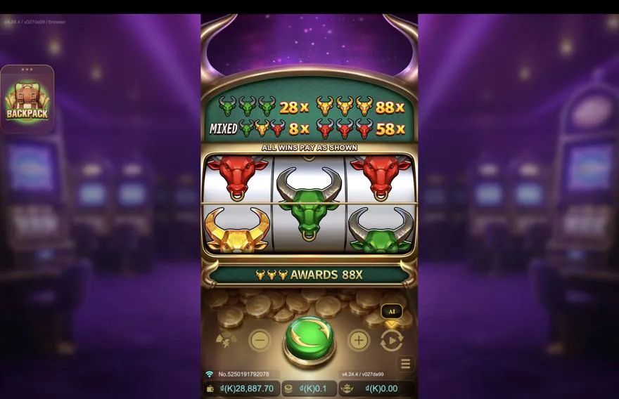 Ảnh bảng biểu tượng & tính năng game Super Niubi (slot JDB) chơi tại LC79