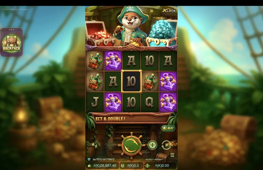 Ảnh bảng biểu tượng & tính năng game Voyage of Blast Raider X-Lock (slot JDB) chơi tại LC79
