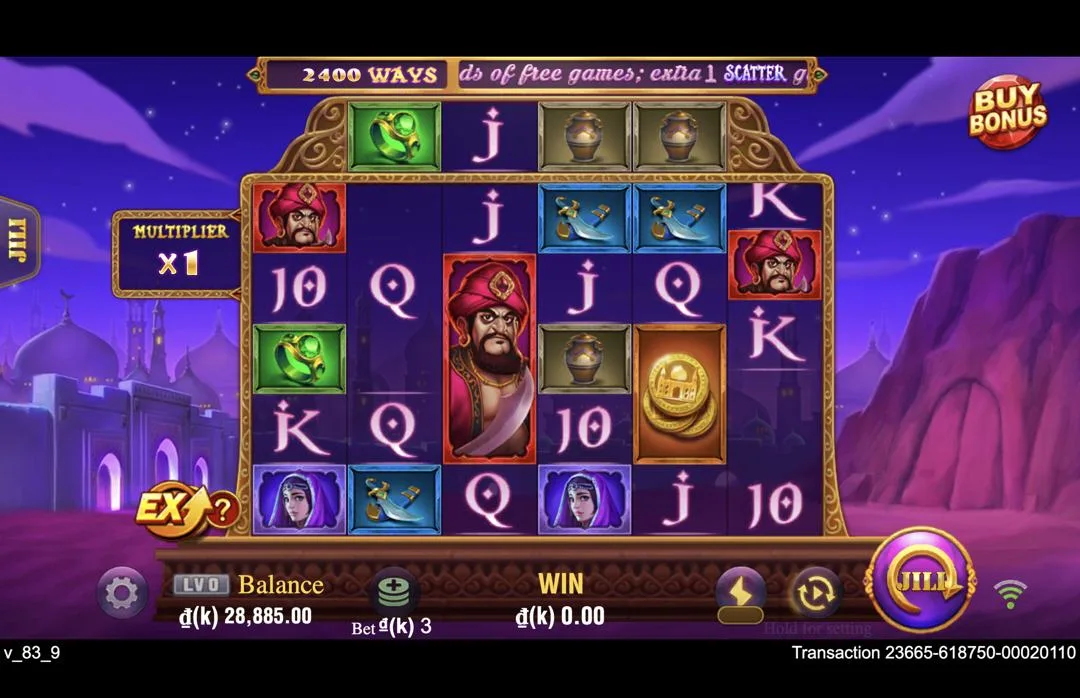 Ảnh giao diện chính game Alibaba (slot JILI) chơi tại LC79