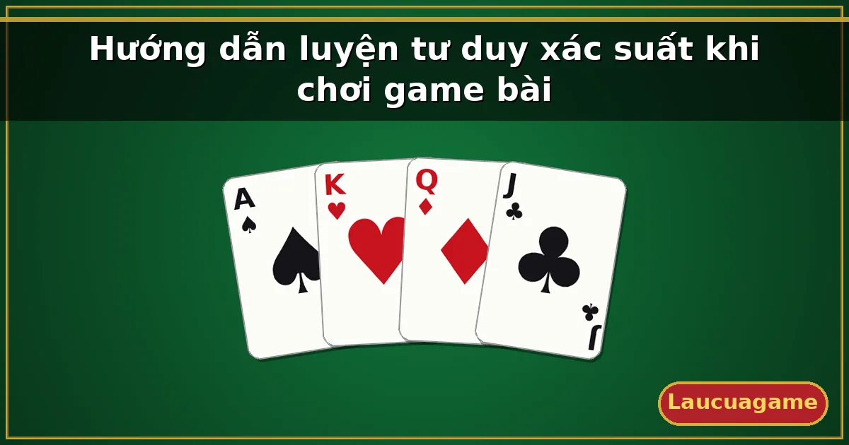 Hướng dẫn luyện tư duy xác suất khi chơi game bài — Laucuagame