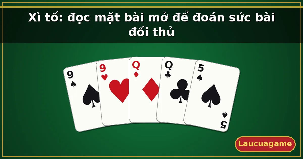 Xì tố: đọc mặt bài mở để đoán sức bài đối thủ — Laucuagame