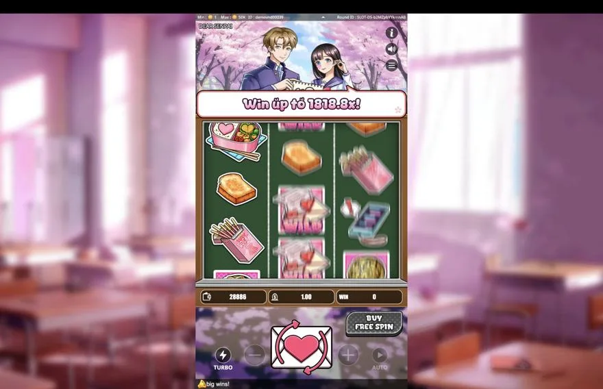 Ảnh màn hình gameplay game Dear Senpai (Kingmidas #) (slot) chơi tại Laucuagame