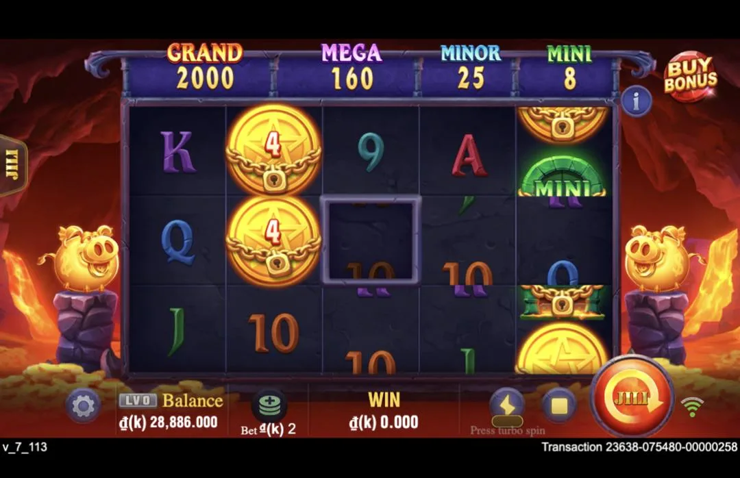 Ảnh giao diện chính game Devil Fire (slot JILI) chơi tại LC79