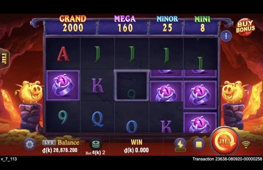 Ảnh bảng biểu tượng & tính năng game Devil Fire (slot JILI) chơi tại LC79
