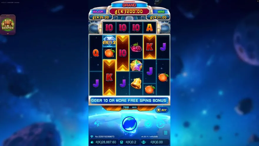 Ảnh màn hình gameplay game Fruity Bonanza (slot JDB) chơi tại Laucuagame