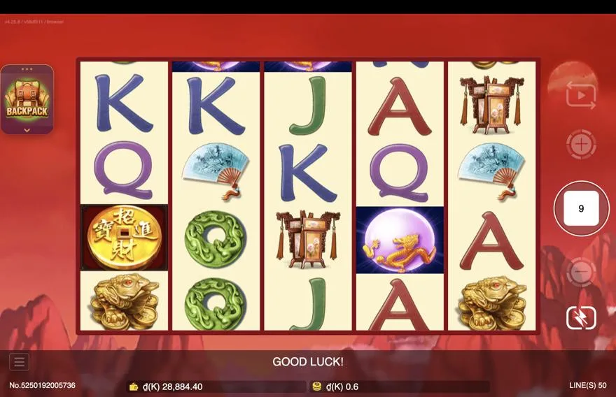 Ảnh bảng biểu tượng & tính năng game Lucky Dragons (slot JDB) chơi tại Laucuagame