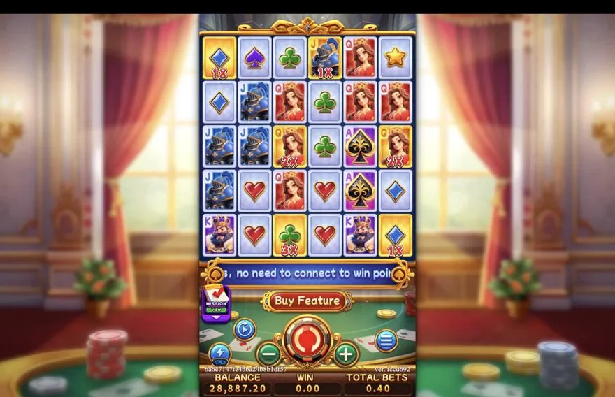 Ảnh màn hình gameplay game POKER WIN (slot FC) chơi tại Laucuagame