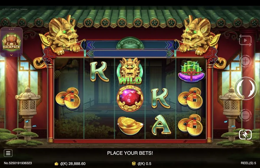 Ảnh bảng biểu tượng & tính năng game so sánh fortune treasure laucuagame (slot) chơi tại Laucuagame