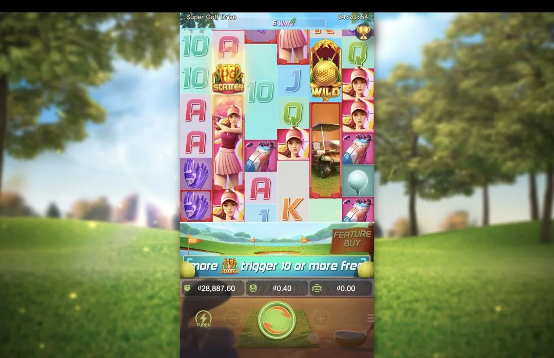Ảnh giao diện chính game so sánh super golf drive lc79 (slot) chơi tại LC79