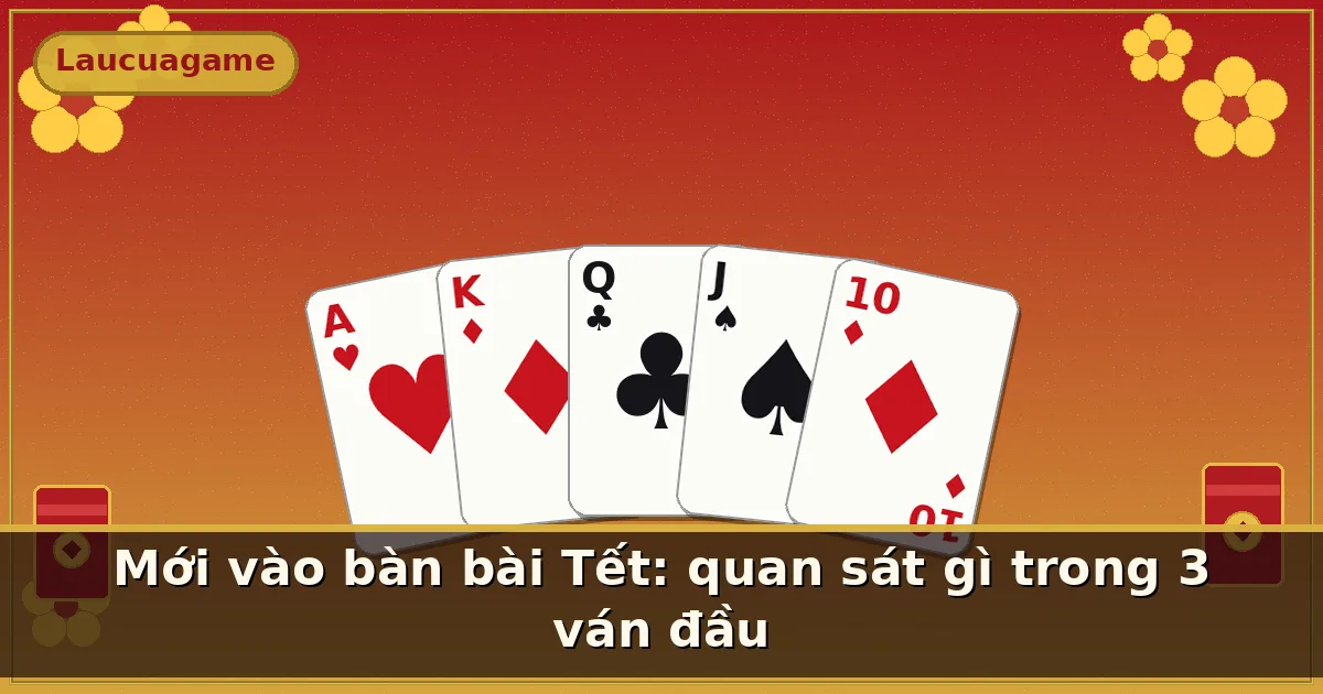 Mới vào bàn bài Tết: quan sát gì trong 3 ván đầu — Laucuagame