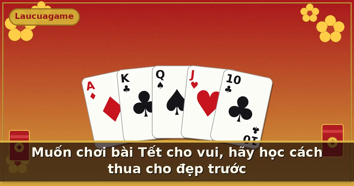 Muốn chơi bài Tết cho vui, hãy học cách thua cho đẹp trước — Laucuagame