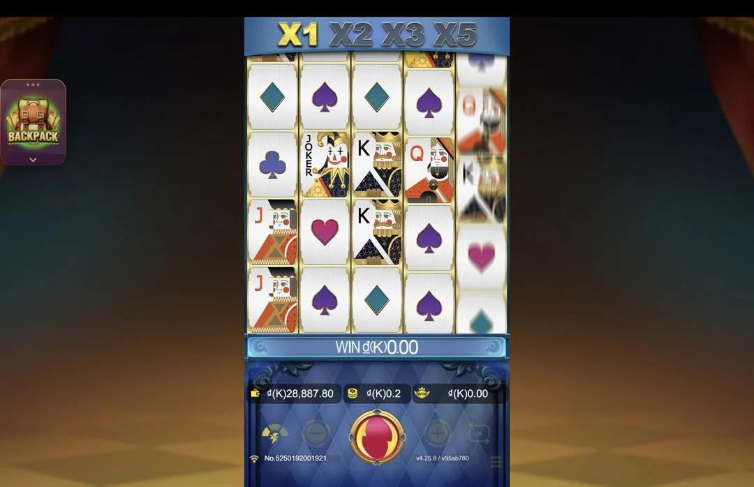 Ảnh giao diện chính game Trump Card (slot JDB) chơi tại LC79