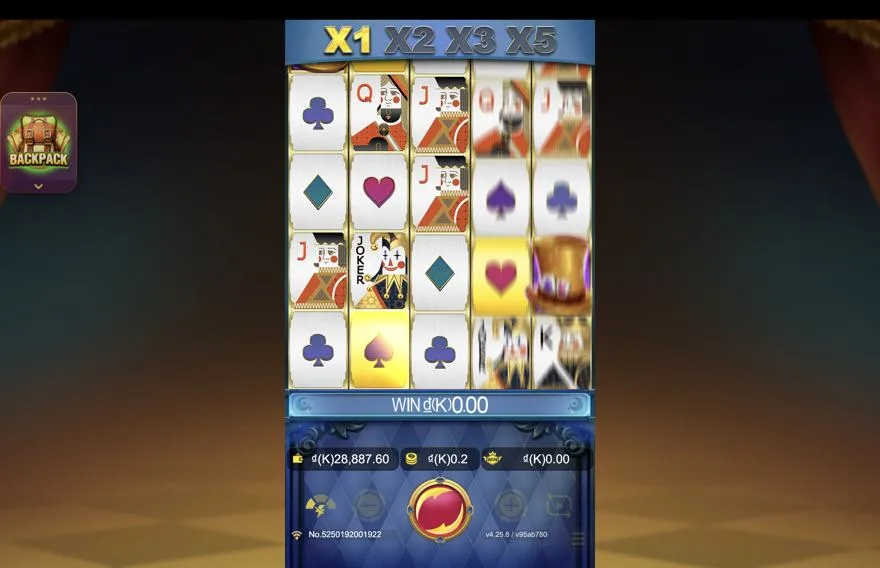 Ảnh màn hình gameplay game Trump Card (slot JDB) chơi tại Laucuagame