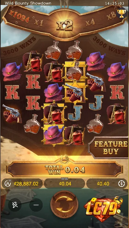 thắng lớn Wild Bounty Showdown tại Laucuagame