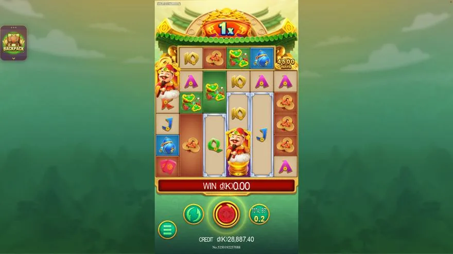 Ảnh bảng biểu tượng & tính năng game CaiShen Coming (slot DRAGOONSOFT) chơi tại Laucuagame
