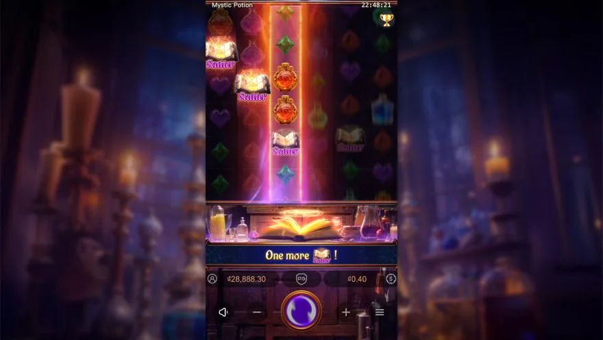 Ảnh bảng biểu tượng & tính năng game Mystic Potion (slot PG) chơi tại LC79