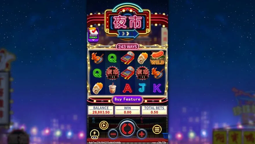 Ảnh màn hình gameplay game NIGHT MARKET (slot FC) chơi tại LC79