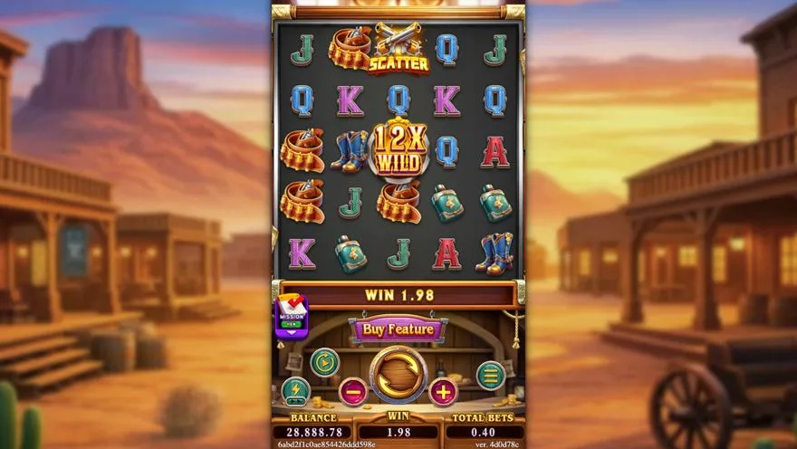 Ảnh bảng biểu tượng & tính năng game REVOLVER HARE (slot FC) chơi tại LC79