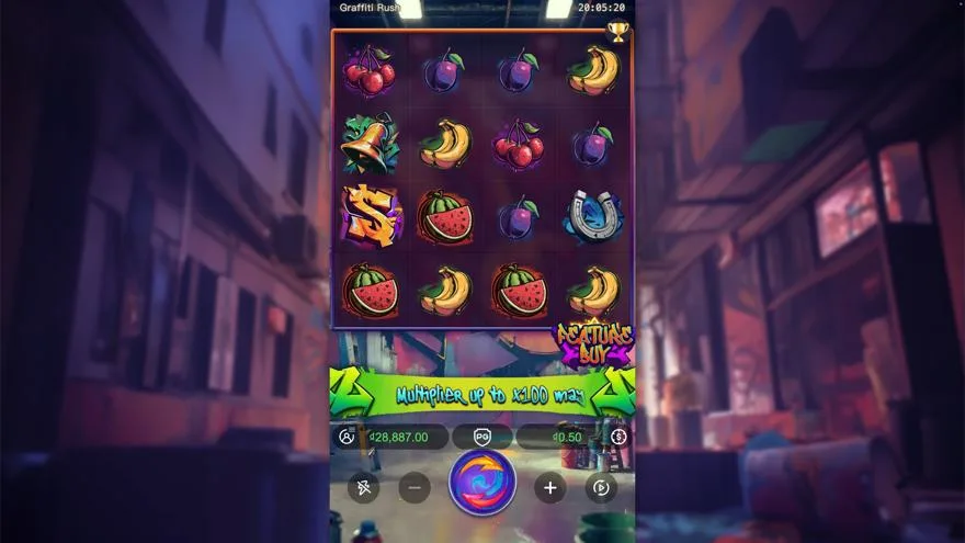 Ảnh màn hình gameplay game so sánh graffiti rush Laucuagame (slot) chơi tại Laucuagame
