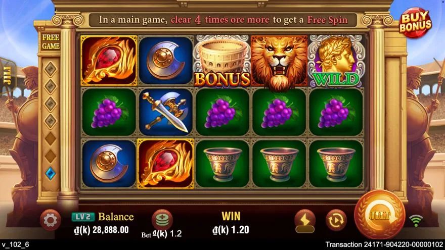 Ảnh màn hình gameplay game so sánh romax Laucuagame (slot) chơi tại Laucuagame