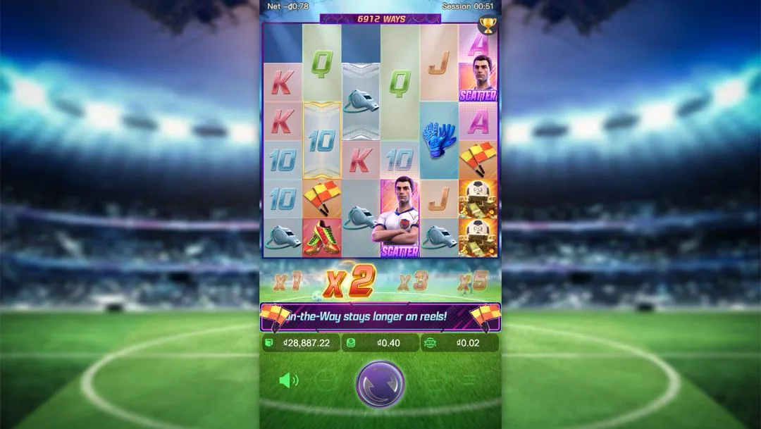 Ảnh giao diện chính game so sánh ultimate striker lc79 (slot) chơi tại LC79