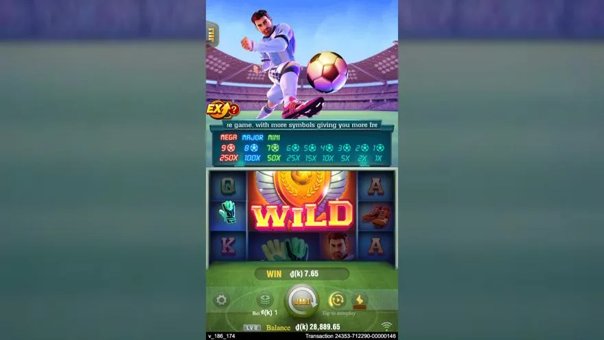 Ảnh bảng biểu tượng & tính năng game World Cup (slot JILI) chơi tại LC79