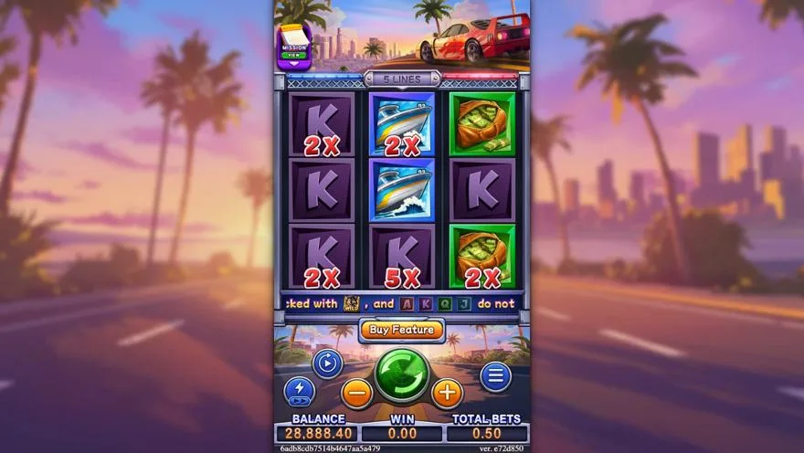 Ảnh màn hình gameplay game BAD RICH WOLF (slot FC) chơi tại Laucuagame
