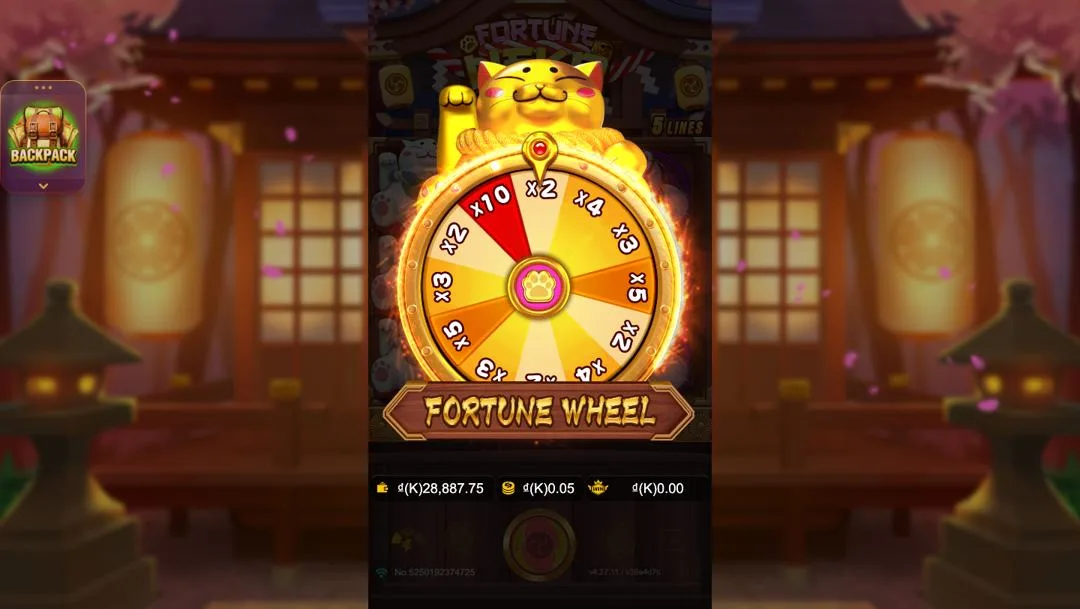 Ảnh giao diện chính game FortuneNeko (slot JDB) chơi tại LC79