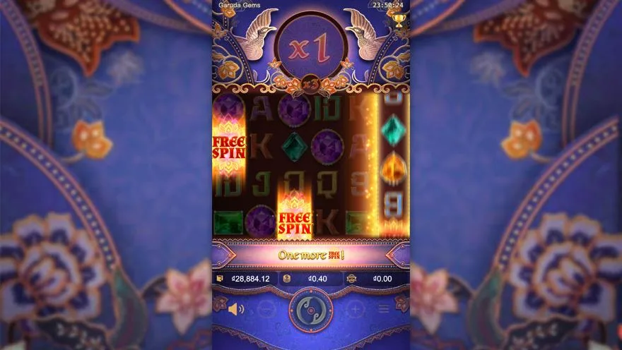Ảnh màn hình gameplay game Garuda Gems (slot PG) chơi tại Laucuagame