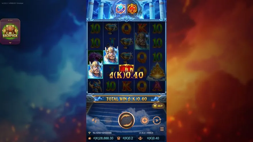 Ảnh bảng biểu tượng & tính năng game Ragnarok : Thor VS Loki (slot JDB) chơi tại Laucuagame