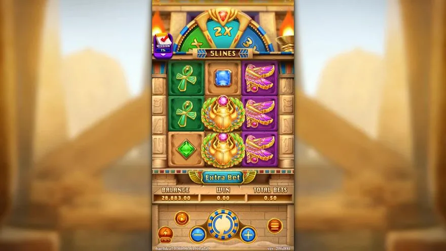Ảnh bảng biểu tượng & tính năng game TREASURE RAIDERS (slot FC) chơi tại Laucuagame